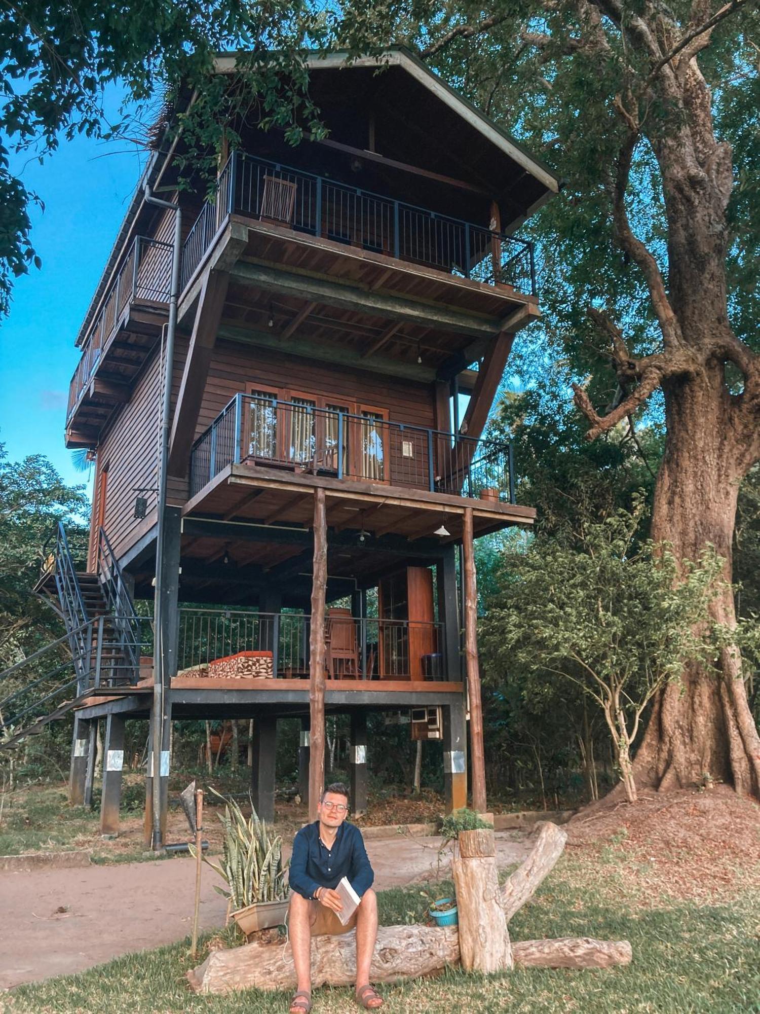 Wilpattu Tree House Acomodação com café da manhã Nochchiyagama Exterior foto